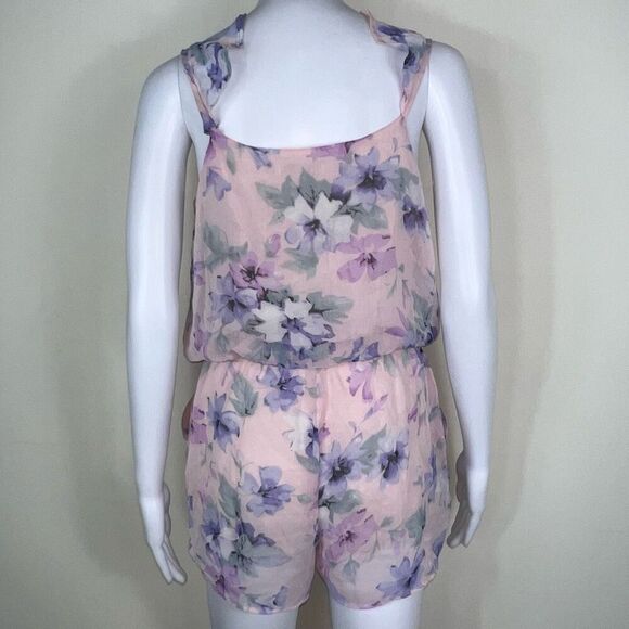 Lucca Couture Pastel Floral Surplus Romper - Picture 5 of 13